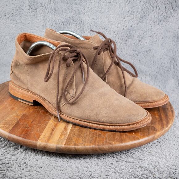 Frye Tan Suede Lace-Up Chukka Boots Men’s Size 10.5 D - Picture 1 of 7